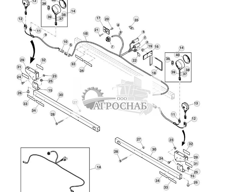 Сигнальные лампы, жгуты и кронштейны (фонари для Европейского Союза) - ST519037 84.jpg